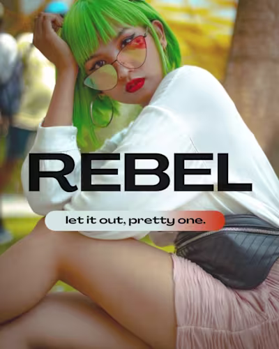 Bold & Vibrant Social Media Design | Rebel
