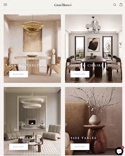 Casablanco Website - Shopify