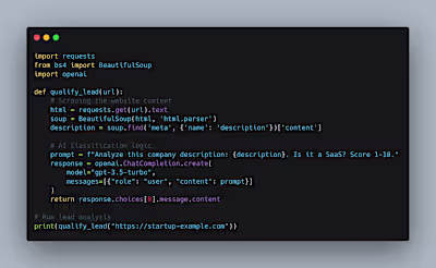Automated AI Lead Qualifier