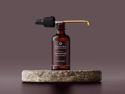 Label design | Cosmetics | Serum Packaging design