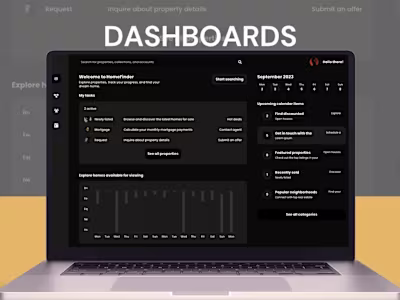 Custom Dashboard with Analytics 