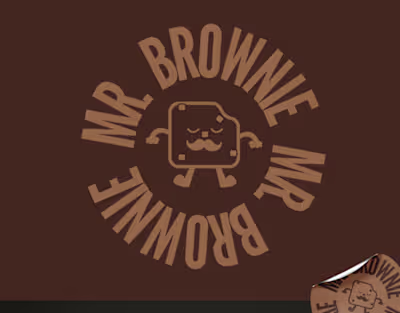 Mr. Brownie. Logo.