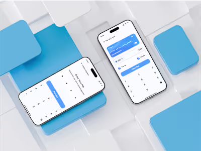 A clean, modern mobile payment