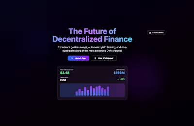 Genesis — DeFi Analytics Dashboard