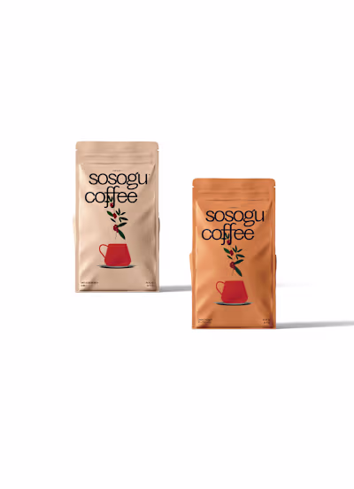 Sosoguソソグ Coffee™ Logo & Visual Design