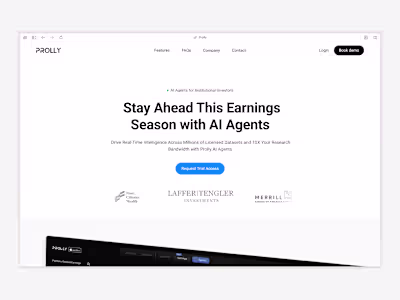 Prolly - Framer Website