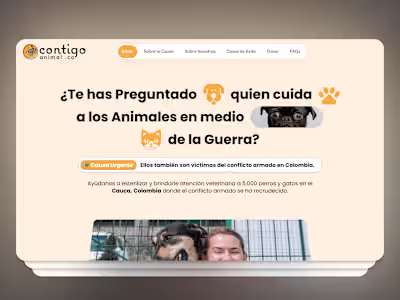 Contigo Animal Co. - Landing Page