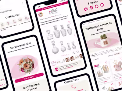 Bomboniere La Rosa - e-commerce redesign