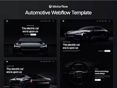 Webflow - Motorflow Automotive