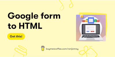 Google form to HTML