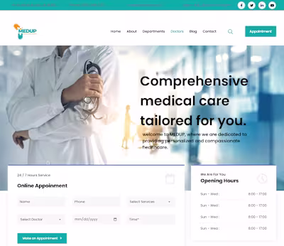 Medical Clinic Website Redesign