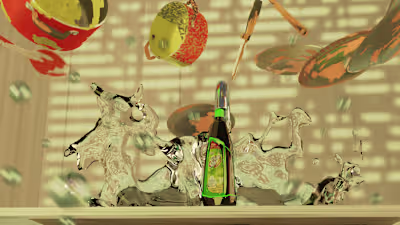 Shineall Liquid Dishwash-3d Product Animation