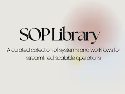 SOP Library