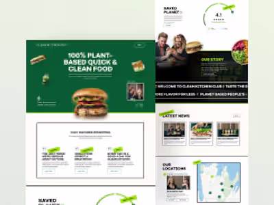 Clean Kitchen Club UI