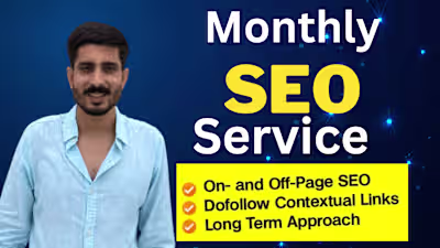 Complete Monthly SEO Service With Quality Backlink
