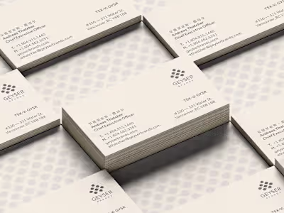 Geyser Brands - Brand Identity 