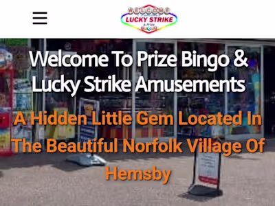 Prize Bingo & Arcade Infopage
