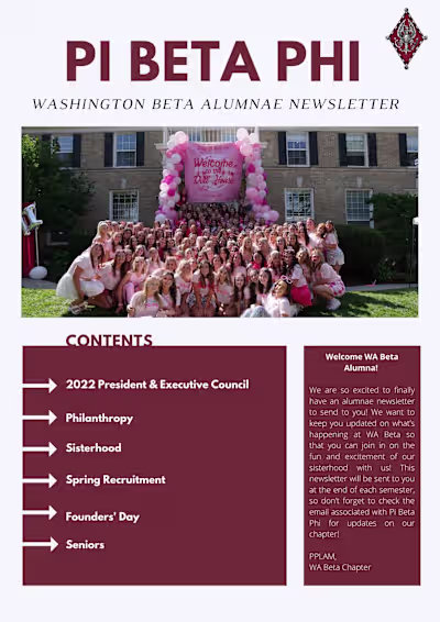 Newsletter Campaign 