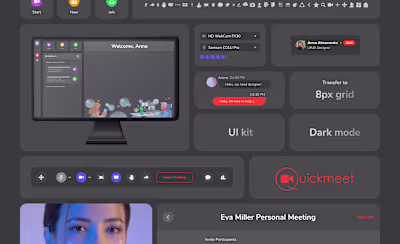 Quickmeet: Dark Mode & Accessibility