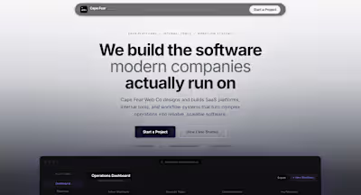 Designed and built a production