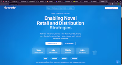 TidyTrade Website Build