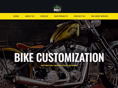 Motor Works Wordpress Website