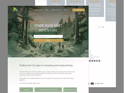 Landing Page Re-design - Concept Project