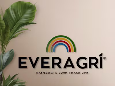 Modern agriculture logo design