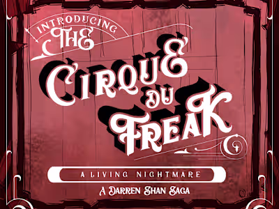 Cirque Du Freak, Book Cover, Fan Art, Digital