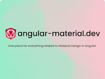 Angular Material Dev Learning Platform