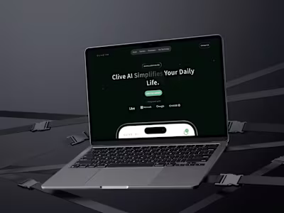 Clive AI (Branding & Website Design)