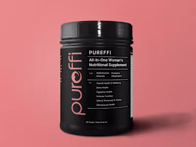 Label Design For Powdered
Supplement