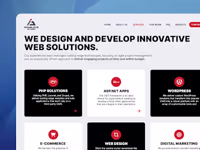 IronGlove Studio Web Design