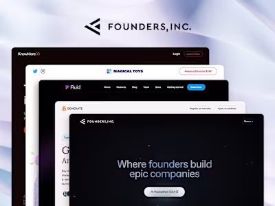 Development and Maintenance of Startup Studio with Framer
