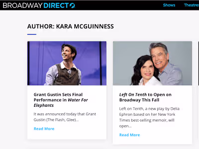 Broadway Direct Content Writer