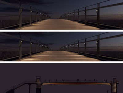 Bondy Bridge 3D Modeling and Rendering