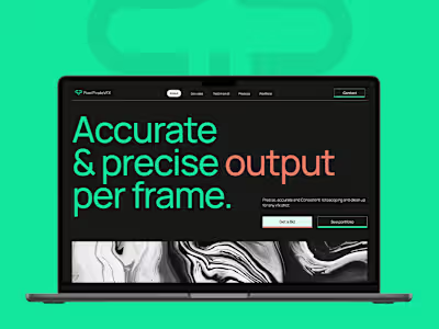 Video Production Studio Website Redesign