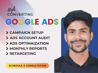 Google Ads PPC Setup Audit and Monthly Management