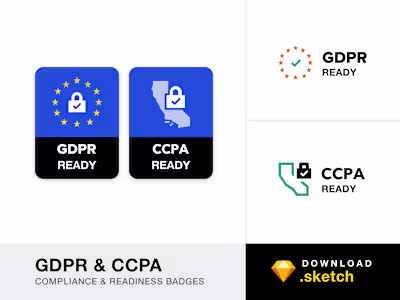 GDPR & CCPA - Compliance and Readiness Badges