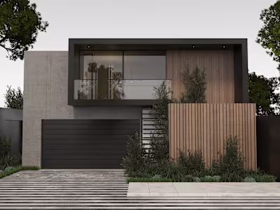 Residential exterior visualization | 3d architectural rendering