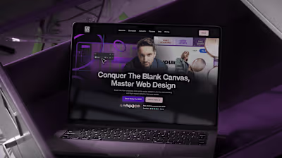 Stunning launch visuals for Flux Academy