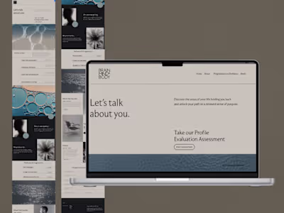 Custom Artistic Kajabi Website Design