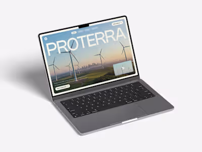Introduce brand design for PROTERRA. A platform focused on s...