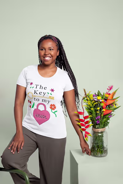 The Key to my Heart - Merchandise Design