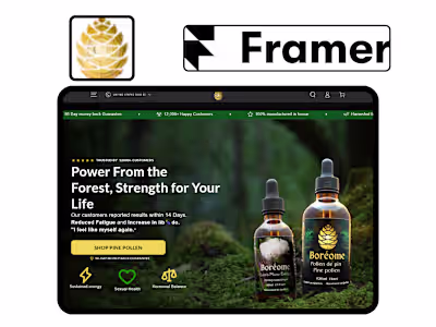 Framer Design For Boreome