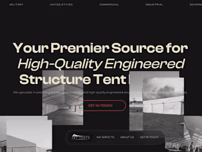 247 Tents - Web Design and Webflow Development