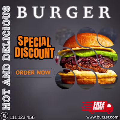 Burger Blast – Delicious Promo Design