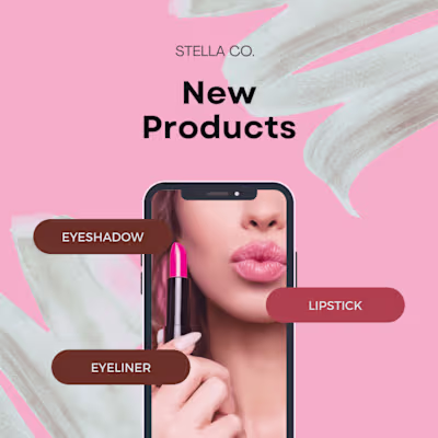 Social Media Graphics for Cosmetics