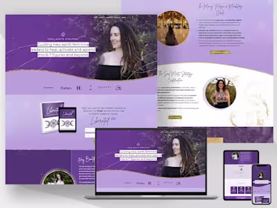 Stylish kajabi website and Automation
*Please