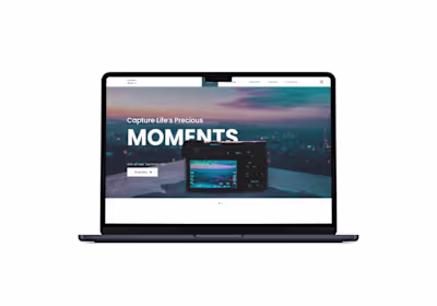 Camera Store E-commerce Website Design